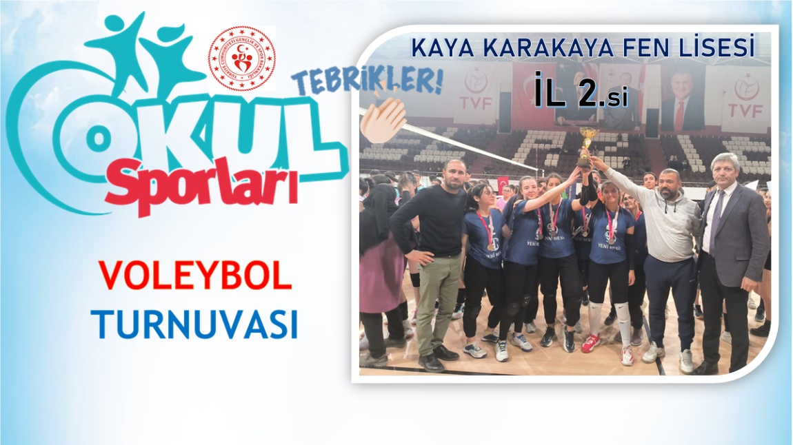 Okul Sporları Voleybol Turnuvasında İl 2.si Olduk