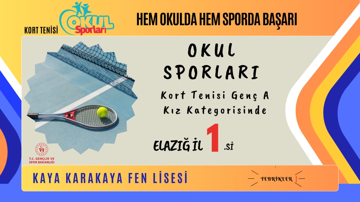 Okul Sporları Kort Tenisi İl Birinciliği